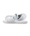 ScrapLife Sport Slides - White With Black Logo Wrestling Shoes